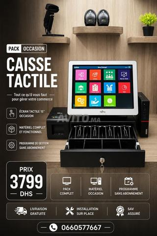 Caisse tactile 15 pouces d'occasion en excellent état
