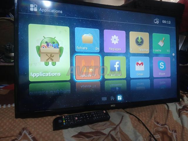 MGS Android Smart TV 32 avec Télécommande Ports HDMI/VGA