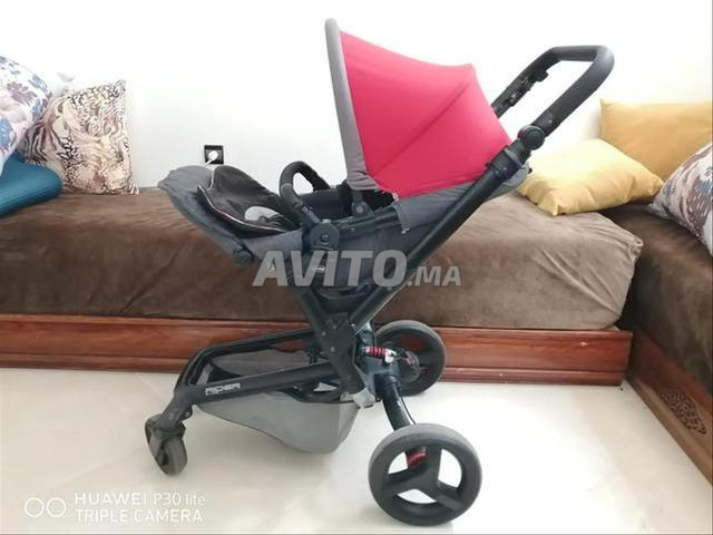 عربة أطفال Jane Rider بحالة جيدة قطعتين - 2