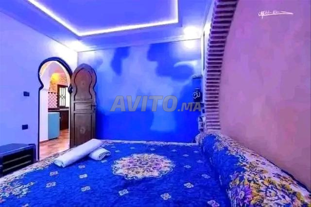 Appartement traditionnel à Chefchaouen sur la place Ouata El Hamam célèbre