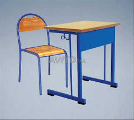 Aménagement de salles de classe
Table étudiant avec casier - 2