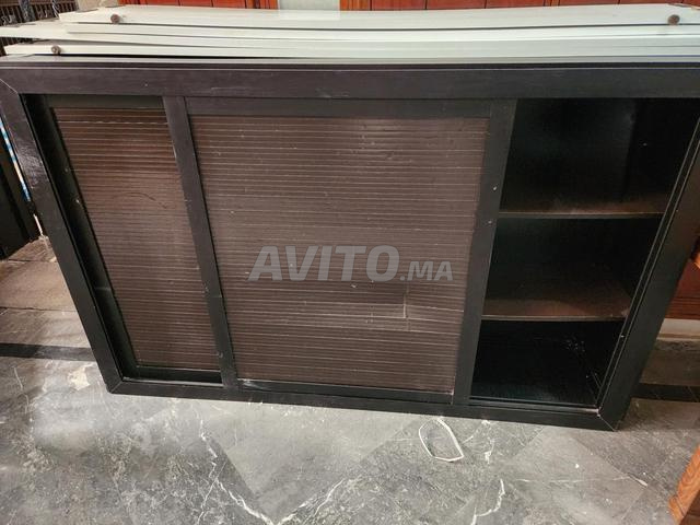 Placard en PVC noir - 2