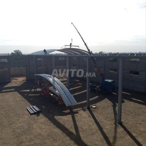 Charpente métallique, autoportante, Serre agricole - 2