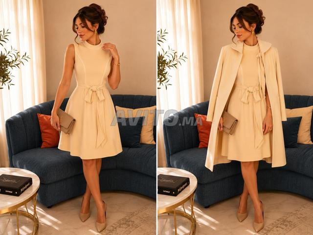 Robe avec manteau Yves Saint Laurent authentique - 2