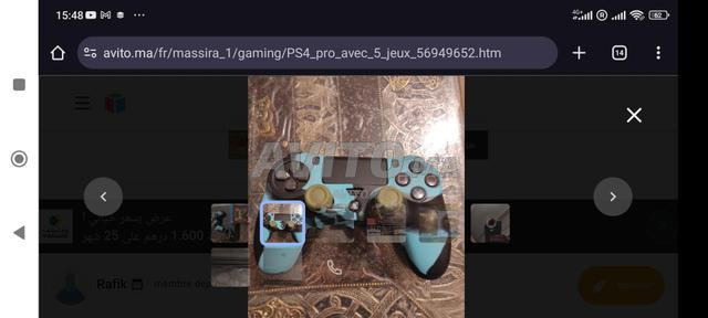 PS4 Pro avec 5 jeux - 2