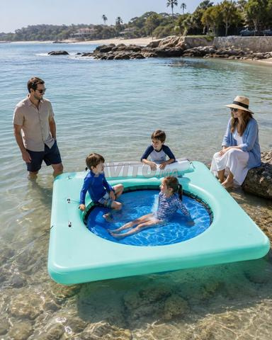 Îlot piscine gonflable flottant pour plage - 2