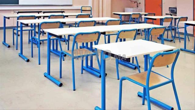 Table écolier avec casier أثاث المؤسسات التعليمية - 2