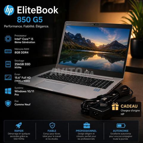 HP EliteBook i5 8ème Gen 8GB SSD ET Accessoires