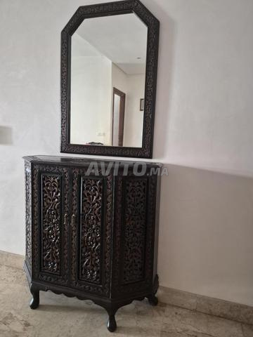 Meuble d'entrée avec miroir