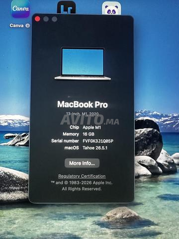 MacBook Pro M1 2020 16 Go RAM 1 To SSD
