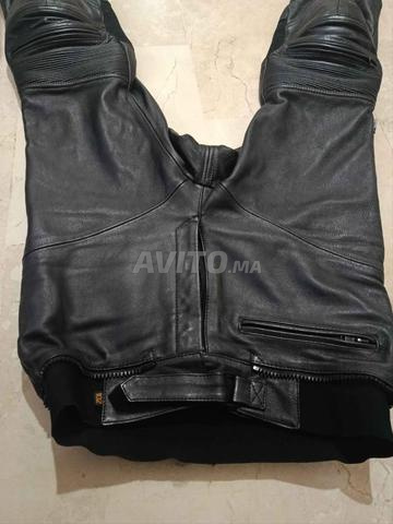 بنطلون دراجة نارية IXS Lederhose Ruben Pro - 2
