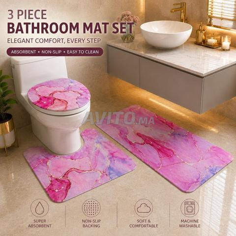 أطقم حمام جديدة بتصاميم أنيقة.