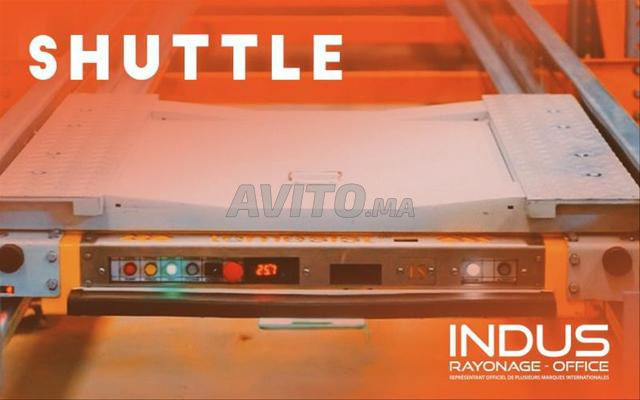 Rayonnage Shuttle avec installation Rayonnage