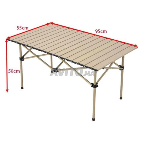 Tables pliantes idéales pour le camping et les jardins. - 2