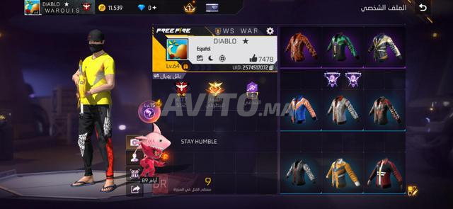 Compte Free Fire - 2