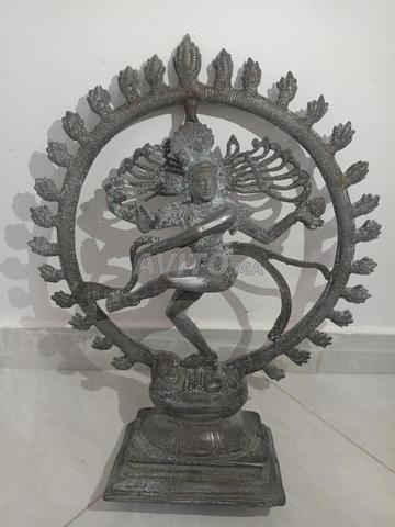 statue shiva nataraja indienne bronze laiton - 2