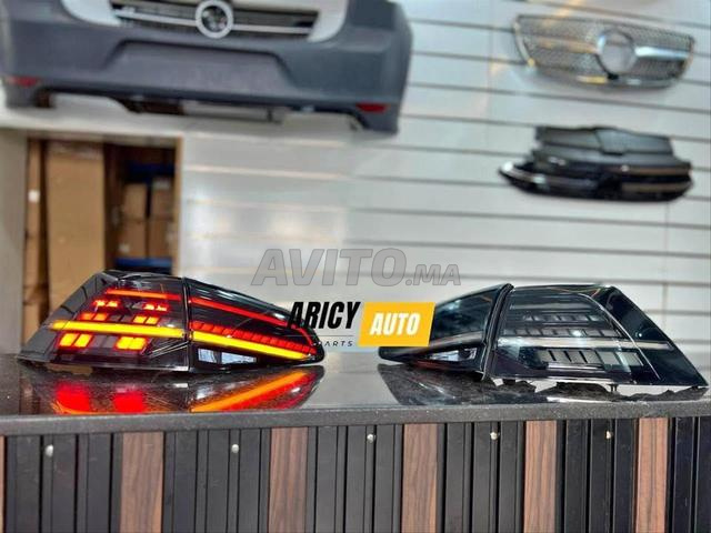 مصابيح خلفية فولكس فاجن جولف 7 / 7.5 LED ديناميكية مدخنة ✅