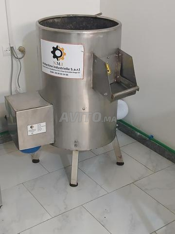 Ensemble de machines pour projet de découpe de pommes de terre