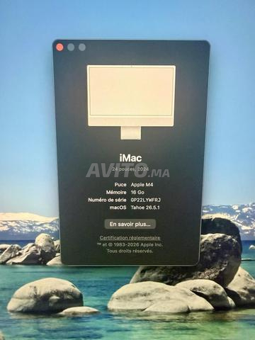 🍎 iMac 24” M4 – 16 Go RAM – 2024 – Excellent état - 2