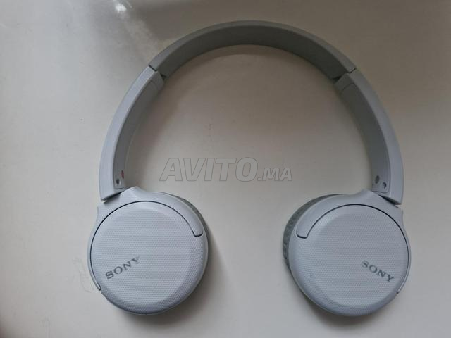 Casque Blanc SONY white headphones