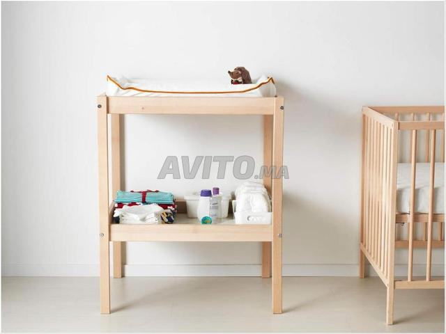 Table à langer 53x87 cm en bois Hêtre - 2