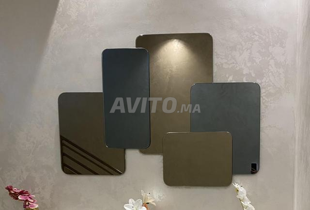 5 Miroirs Muraux Design Moderne Sans Cadre