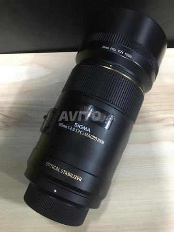 Sigma DG EX 105 مم f2.8 ماكرو، حامل نيكون