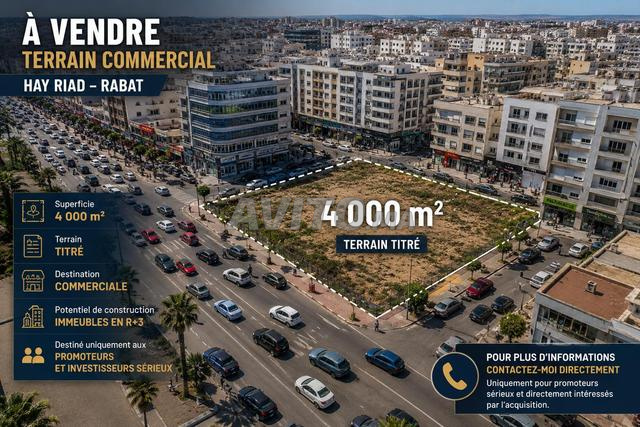 للبيع أرض صالحة للبناء في حي الرياض الرباط