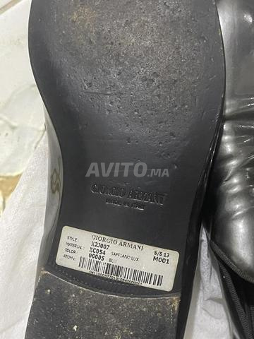 Giorgio Armani loafers haut de gamme vert saffiano - 2