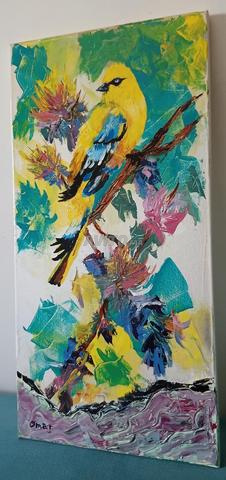 Tableau Oiseau sur branche - 2