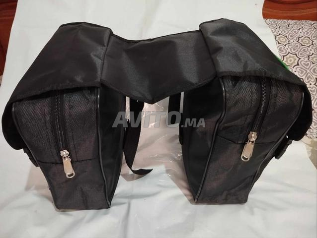 حقيبة دراجة هوائية sacoche arrière double - 2