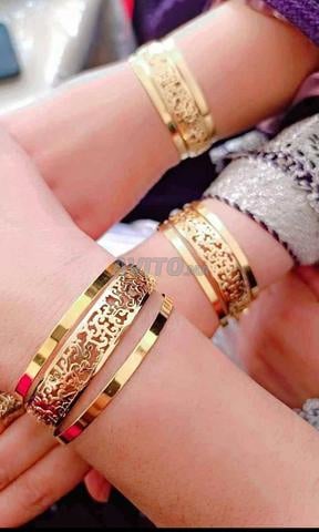 Accessoires plaqués or 18 carats de haute qualité