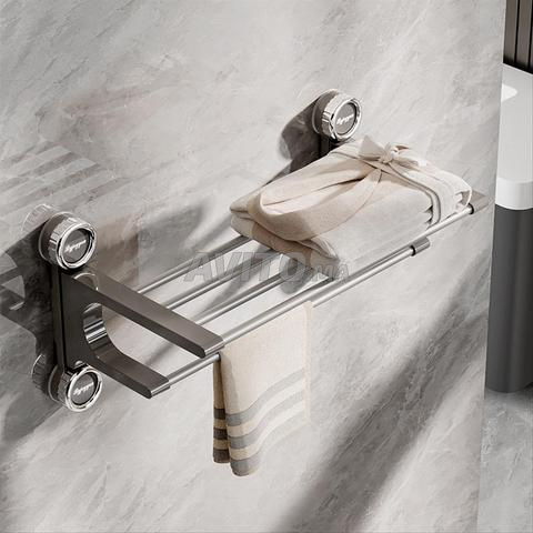 Porte-serviettes de bain à ventouse - 2