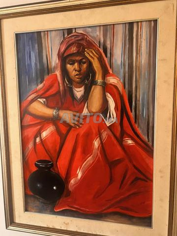 Tableau peinture sur panneau 80/60 - 2