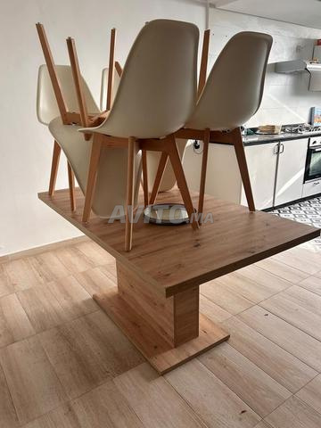 Table extensible 180 à 210 avec 6 chaises - 2