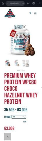 Protéine Whey Premium 2kg Choco neuve & non ouverte - 2