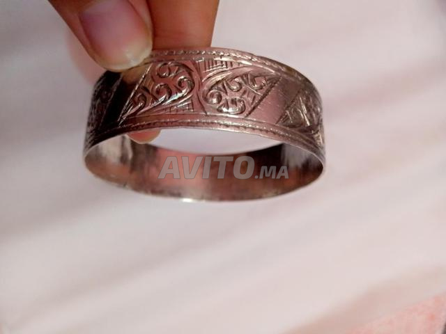 Bracelet en argent pure ancien, plus de 60 ans - 2