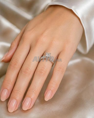 BAGUE DIAMANT AUTHENTIQUE - 2