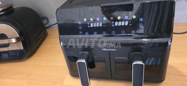 Air Fryer Double Cuve 2*4L – Noir – HISENSE