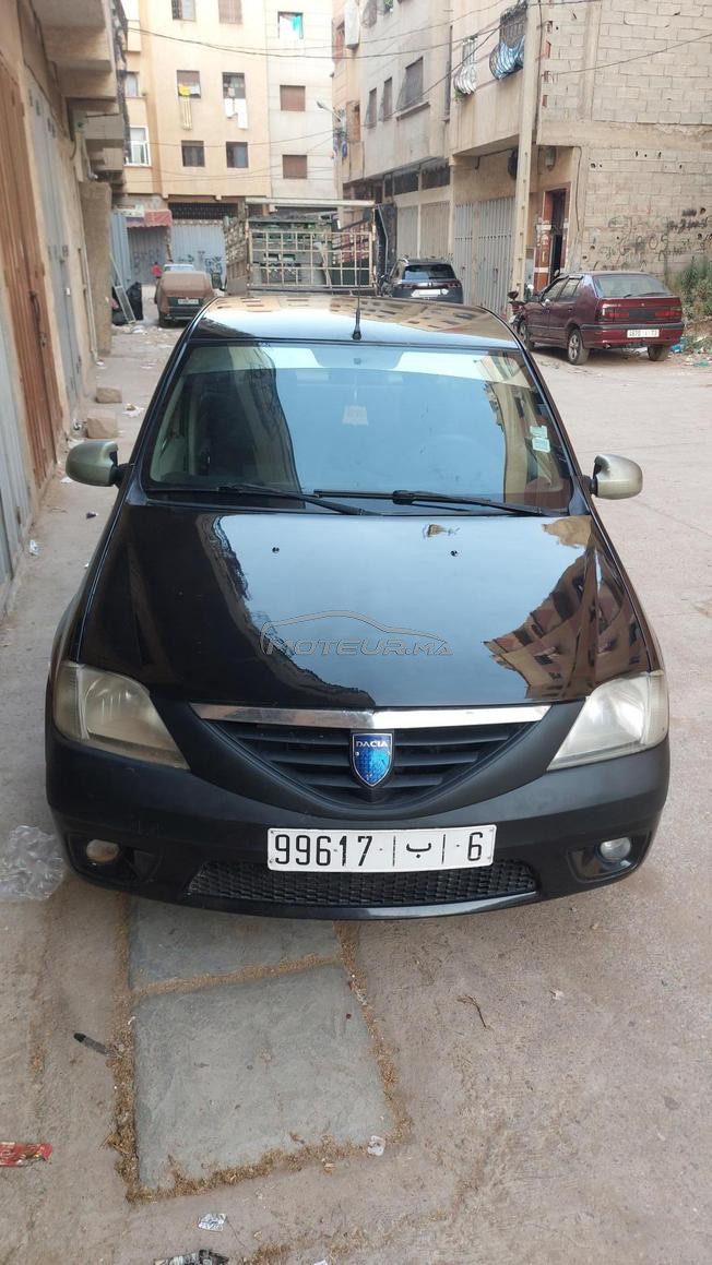 .سيارة داسيا لوغان 2008 باللون الأسود، ا 