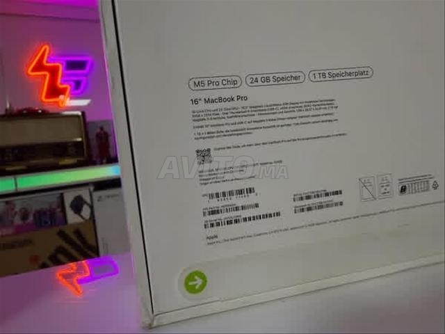 MacBook Pro 16 M5 Pro 24GB RAM 1TB SSD Neuf
