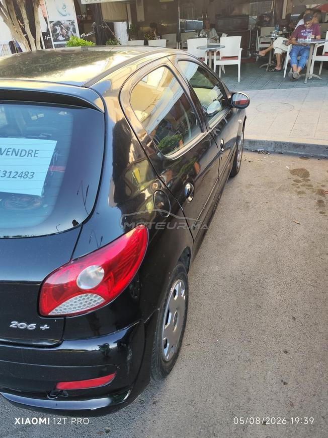 Peugeot 206 noire 