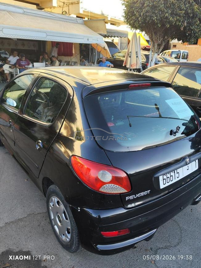 Peugeot 206 noire 