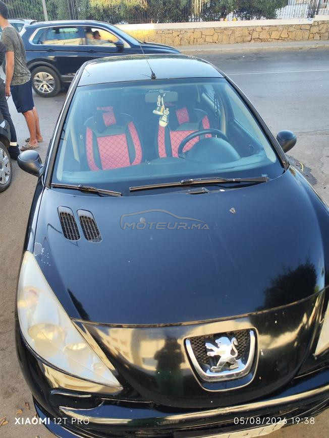 Peugeot 206 noire 