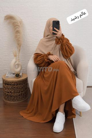 Abaya en crêpe excellent toutes les plis - 2