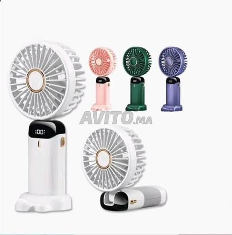 Ventilateur portable LED rechargeable au design moderne - 2