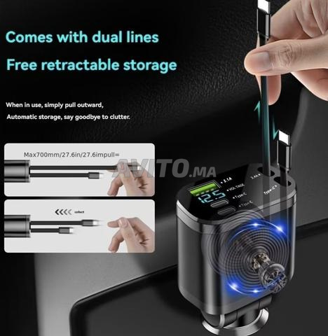 Chargeur téléphone pour voiture - 2