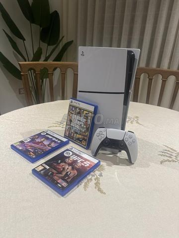 PS5 سليم 1 تيرابايت وألعاب - 2