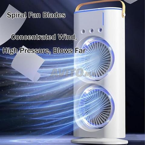 Ventilateur double avec télécommande pour la maison et le bureau
