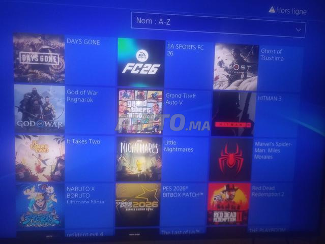 PlayStation 4 slim flashée stockage 1000gb